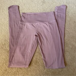 Mauve/Light Pink Athleta Full Length Leggings